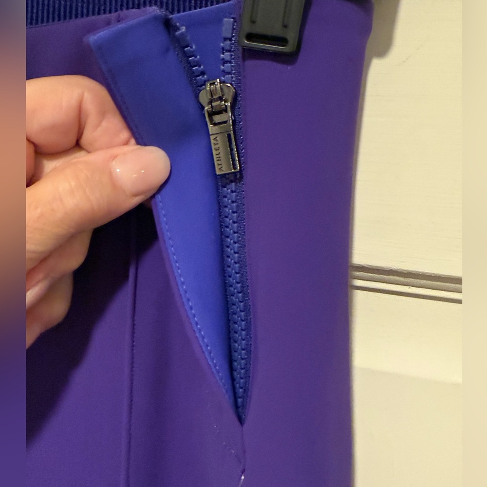Athleta NWT Sizes 10 & 4 Amazing Pretty Purple Women's Skinny Sport Pants (0561) - Picture 7 of 14